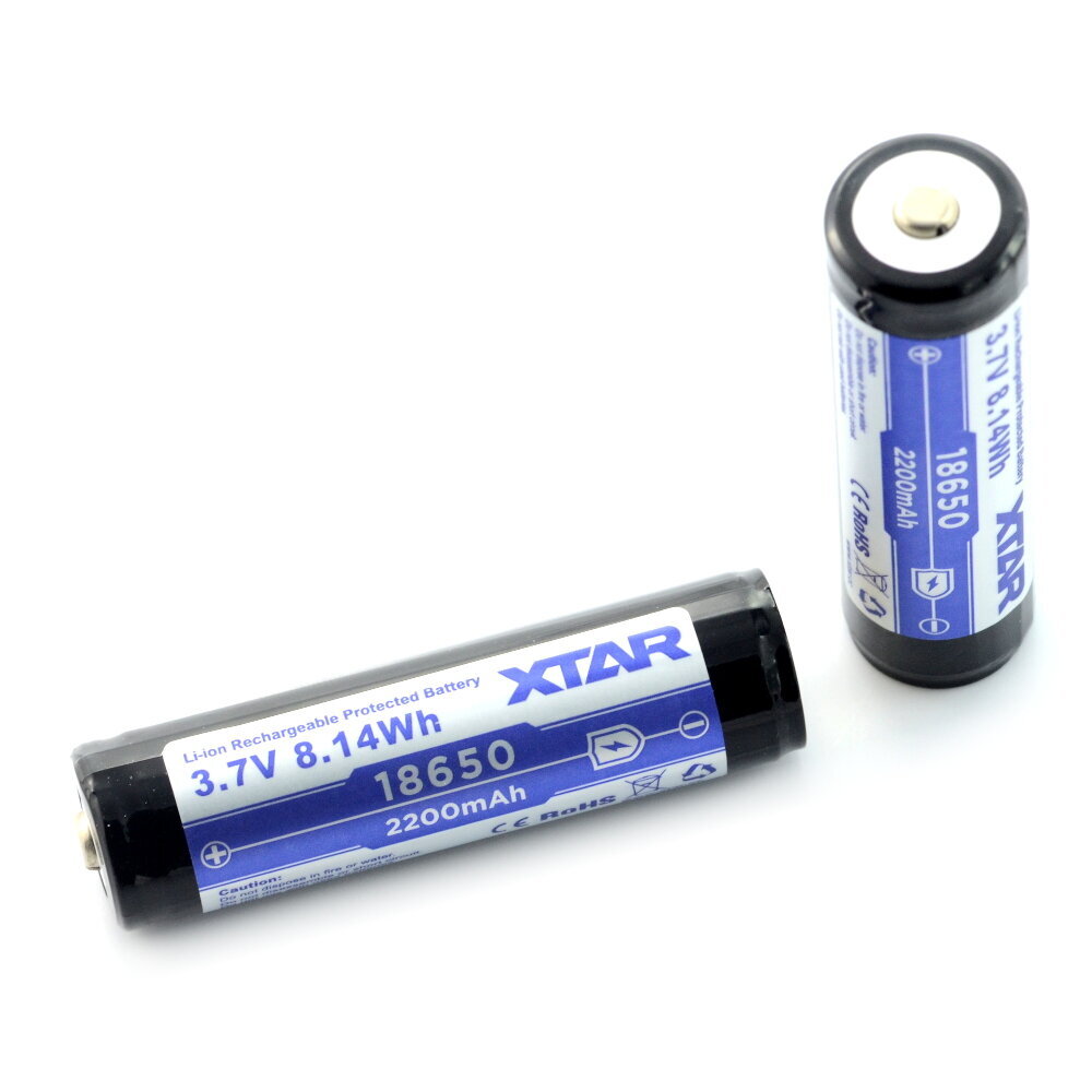 Aku 18650 XTAR - 2200mAh hind ja info | Akud | kaup24.ee