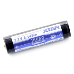 Aku 18650 XTAR - 2200mAh цена и информация | Аккумуляторы | kaup24.ee