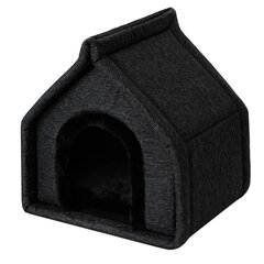 Лежак раскладной Doggy Diamond Ekolen R3, 60x50x52 см, черный цвет цена и информация | Лежаки, домики | kaup24.ee