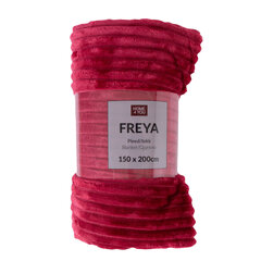 Плед Freya 150х200см, темно-красный цена и информация | Покрывала, пледы | kaup24.ee