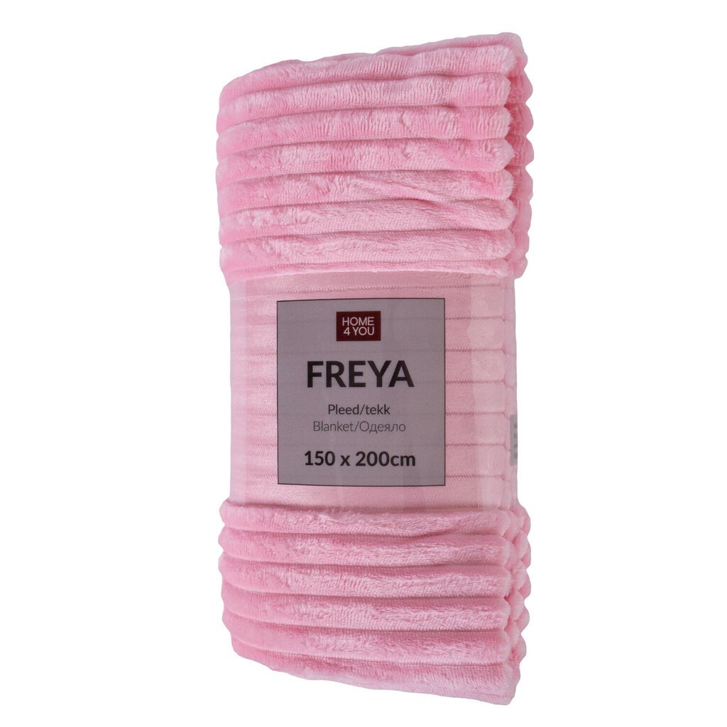 Pleed Freya 150x200cm, roosa цена и информация | Voodikatted, pleedid | kaup24.ee