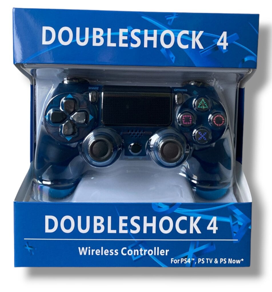 RE PlayStation 4 Doubleshock 4 V2 juhtmeta, Bluetooth, selge sinine (PS4 / PC / PS5 / Android / iOS) цена и информация | Mängupuldid | kaup24.ee