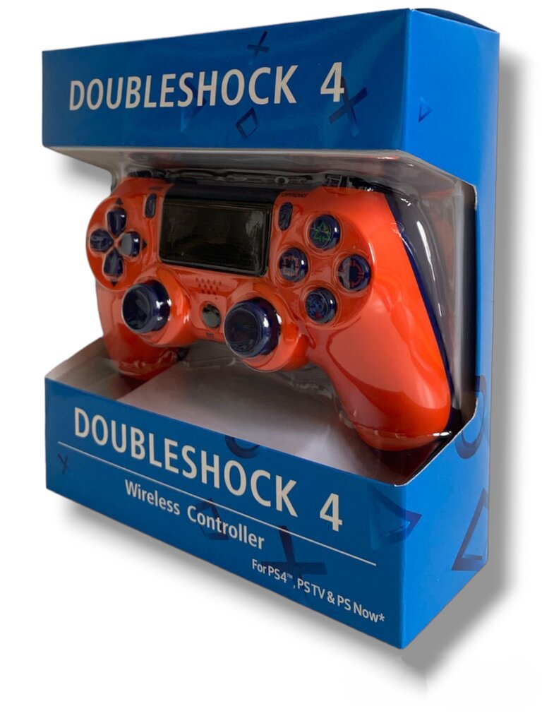 RE PlayStation 4 Doubleshock 4 V2 juhtmeta, Bluetooth, oranž (PS4 /PC/PS5 / Android / iOS) цена и информация | Mängupuldid | kaup24.ee