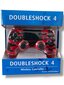 RE PlayStation 4 Doubleshock 4 V2 juhtmeta, Bluetooth, kamuflaažpunane (PS4 /PC/ PS5 / Android / iOS) hind ja info | Mängupuldid | kaup24.ee