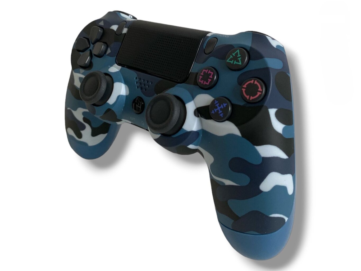 RE PlayStation 4 Doubleshock 4 V2 Wireless, Bluetooth, Camouflage Blue (PS4 /PC/PS5 / Android / iOS) hind ja info | Mängupuldid | kaup24.ee