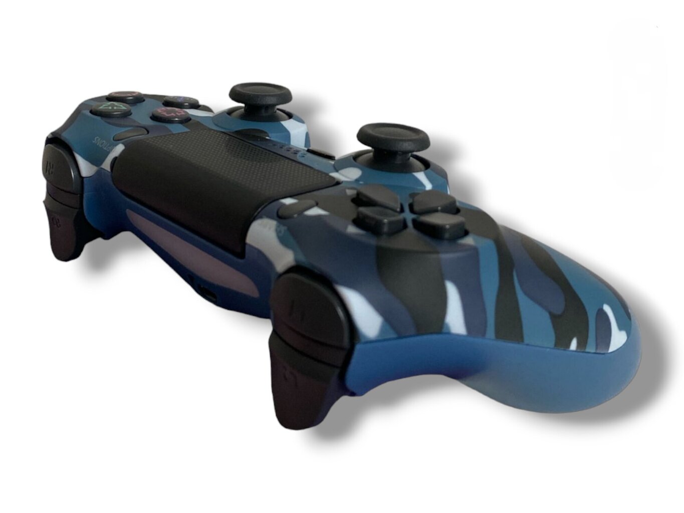 RE PlayStation 4 Doubleshock 4 V2 Wireless, Bluetooth, Camouflage Blue (PS4 /PC/PS5 / Android / iOS) hind ja info | Mängupuldid | kaup24.ee