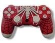 RE PlayStation 4 Doubleshock 4 V2 Wireless, Bluetooth, Spiderman punane (PS4 /PC/PS5 / Android / iOS) цена и информация | Mängupuldid | kaup24.ee