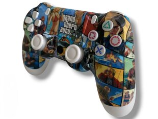 RE PlayStation 4 Doubleshock 4 V2 Wireless, Bluetooth, GTA V (PS4 /PC/PS5 / Android / iOS) цена и информация | Джойстики | kaup24.ee
