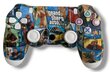 RE PlayStation 4 Doubleshock 4 V2 Wireless, Bluetooth, GTA V (PS4 /PC/PS5 / Android / iOS) цена и информация | Mängupuldid | kaup24.ee