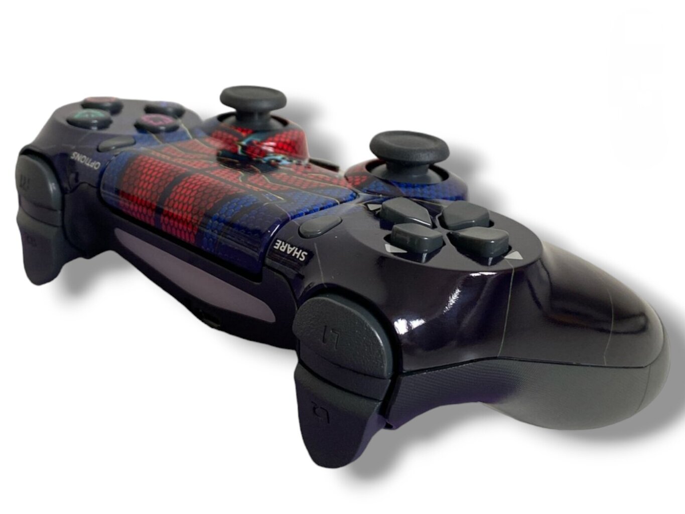 RE PlayStation 4 Doubleshock 4 V2 Wireless, Bluetooth, Spiderman must (PS4 /PC/PS5 / Android / iOS) hind ja info | Mängupuldid | kaup24.ee