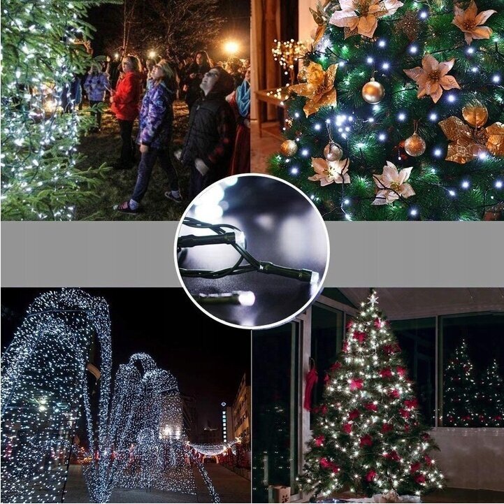 Jõulupuu tuled, 1000 LED, 8 funktsiooni hind ja info | Jõulutuled | kaup24.ee