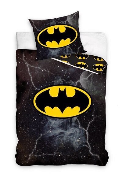 Voodipesukomplekt 150x210 Batman, 2-osaline hind ja info | Beebide ja laste voodipesu | kaup24.ee