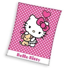 Laste pleed Hello Kitty, 130x170cm hind ja info | Voodikatted, pleedid | kaup24.ee