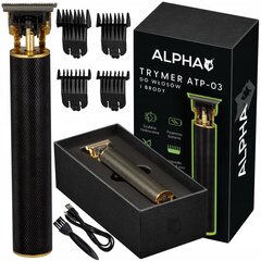 Juukselõikusmasin Alpha ATP-03 цена и информация | Машинки для стрижки волос | kaup24.ee