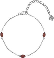 Hot Diamonds Серебряный браслет для родившихся в июле Anais Carnelian AB007 цена и информация | Женские браслеты | kaup24.ee