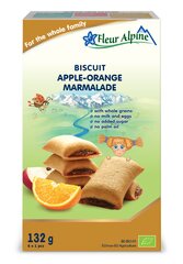 Печенье Fleur Alpine яблочно-апельсиновый мармелад с 3 лет и для всей семьи, 132 г цена и информация | Закуски, напитки для детей | kaup24.ee