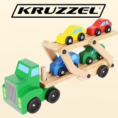 Puidust autohaagis Kruzzel цена и информация | Игрушки для мальчиков | kaup24.ee