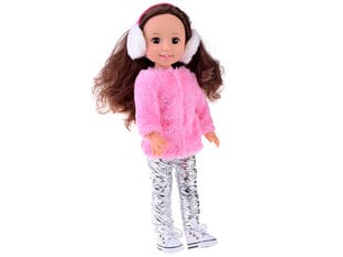 Nukk roosa karusnahaga, 38 cm hind ja info | Tüdrukute mänguasjad | kaup24.ee