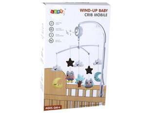 Детская кроватка-карусель, белая цена и информация | Игрушки для малышей | kaup24.ee