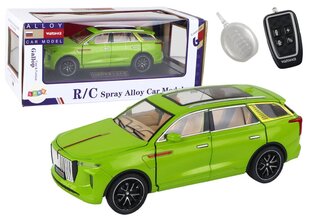 Kaugjuhitav auto, 1:24, roheline hind ja info | Poiste mänguasjad | kaup24.ee