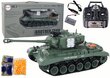 Kaugjuhitav tank Leopard, 1:18, hall hind ja info | Poiste mänguasjad | kaup24.ee