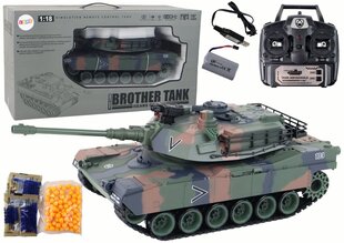 Kaugjuhitav tank koos lisaseadmetega, 1:18 hind ja info | Poiste mänguasjad | kaup24.ee