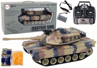 M1A2 kaugjuhitav tank, 1:18 hind ja info | Poiste mänguasjad | kaup24.ee