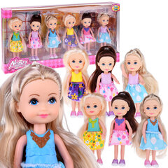 Mini nukukomplekt, 6tk. hind ja info | Tüdrukute mänguasjad | kaup24.ee