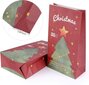 Howaf jõulu paberist kinkekotid, 12tk, punane/valge/roheline цена и информация | Kingituste pakendid | kaup24.ee