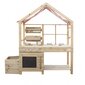 Suur puidust köök koos varikatusega Classic World Edu hind ja info | Tüdrukute mänguasjad | kaup24.ee
