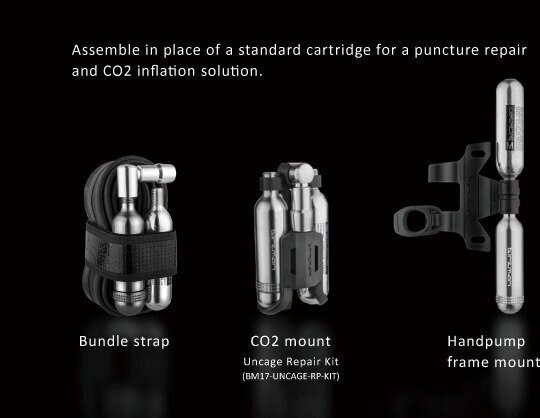 Rehvi paranduskomplekt Birzman Tubeless Repair Kit CO² hind ja info | Jalgratta tööriistad, hooldustooted | kaup24.ee