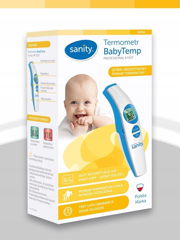 Sanity BabyTemp AP 3116 цена и информация | Termomeetrid | kaup24.ee