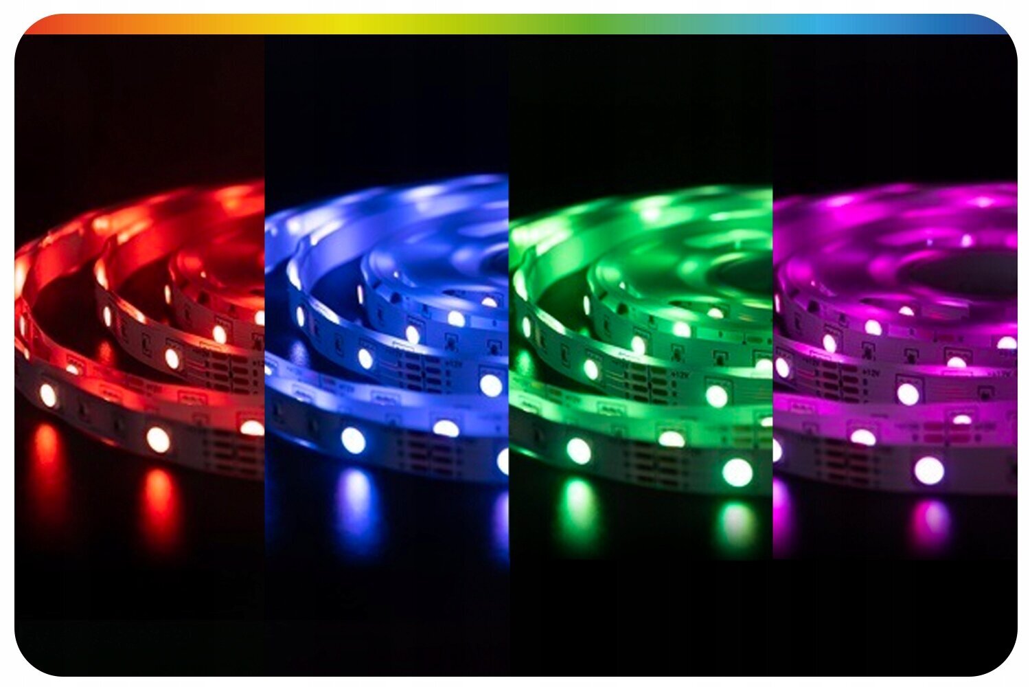RGB LED ribad 15m 5050 12V DC multivärviline LED riba hind ja info | LED ribad | kaup24.ee