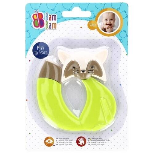 Bam Bam teether, rebane цена и информация | Imikute mänguasjad | kaup24.ee