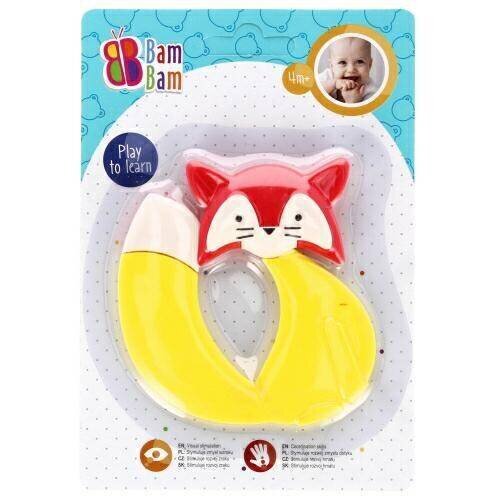 Bam Bam teether, rebane hind ja info | Imikute mänguasjad | kaup24.ee