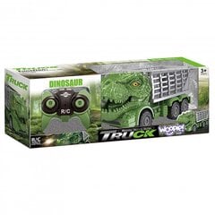 Автомобиль-динозавр с дистанционным управлением Woopie, зеленый цена и информация | Игрушки для мальчиков | kaup24.ee