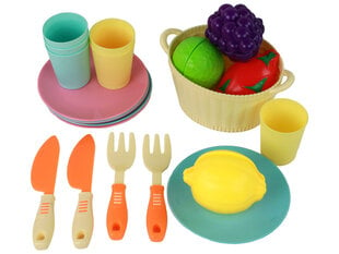 Детский кухонный набор, 21 аксессуар цена и информация | Игрушки для девочек | kaup24.ee
