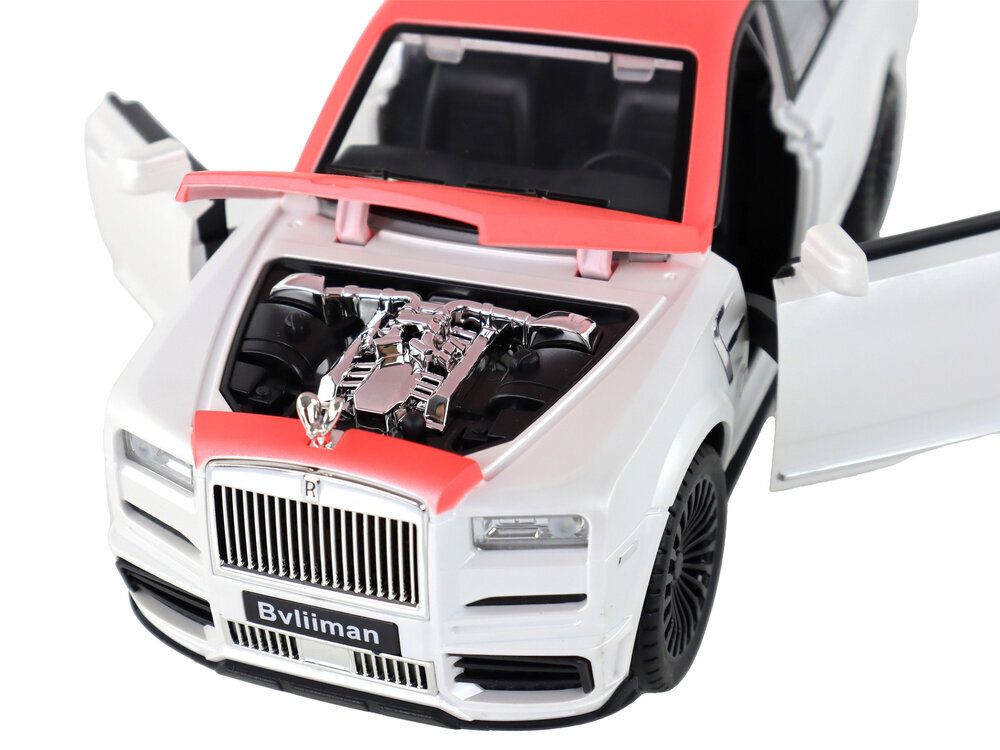 Kaugjuhitav auto, 1:20, valge цена и информация | Poiste mänguasjad | kaup24.ee