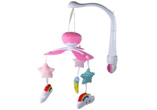 Mänguvoodi karussell, 50cm, roosa hind ja info | Imikute mänguasjad | kaup24.ee