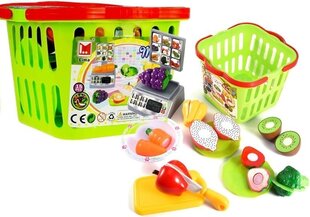Ostukott puu- ja köögiviljadega hind ja info | Tüdrukute mänguasjad | kaup24.ee
