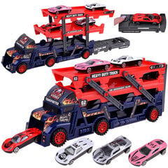 Traktor koos mänguautodega hind ja info | Poiste mänguasjad | kaup24.ee