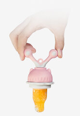 Силиконовый ниблер для кормления малыша, зеленого цвета цена и информация | Детская посуда, контейнеры для молока и еды | kaup24.ee