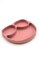 Silikoonplaat lastele, konn, roosa цена и информация | Детская посуда, контейнеры для молока и еды | kaup24.ee