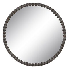Настенное зеркало 70 x 1,5 x 70 cm Стеклянный Серый Металл цена и информация | Зеркала | kaup24.ee