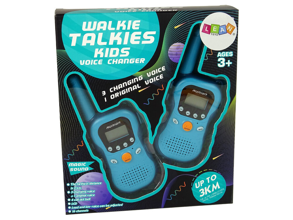 Walkie Talkies lastele, sinine hind ja info | Poiste mänguasjad | kaup24.ee