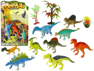 Dinosauruste figuuride komplekt, 9 tk hind ja info | Poiste mänguasjad | kaup24.ee