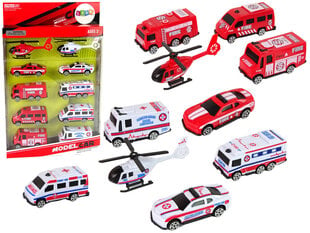 Набор игрушечных автомобилей, 4 шт. цена и информация | Игрушки для мальчиков | kaup24.ee