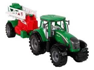 Roheline põllumajandustraktor koos punase ja rohelise pihustiga hind ja info | Poiste mänguasjad | kaup24.ee