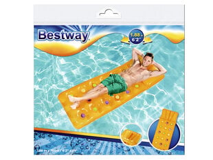 Надувной матрас для плавания Bestway, оранжевый цена и информация | Надувные и пляжные товары | kaup24.ee