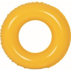 Надувной круг для плавания 60 см, желтый цена и информация | Надувные и пляжные товары | kaup24.ee